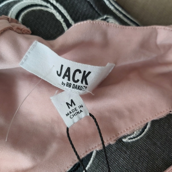 Jack by BB Dakota sheath dress pink lace sleeveless mauve rose cottagecore - Picture 12 of 16